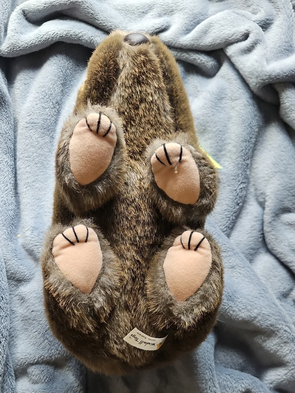 Brown Plush Wombat Toy - Soft Small Pet Plush